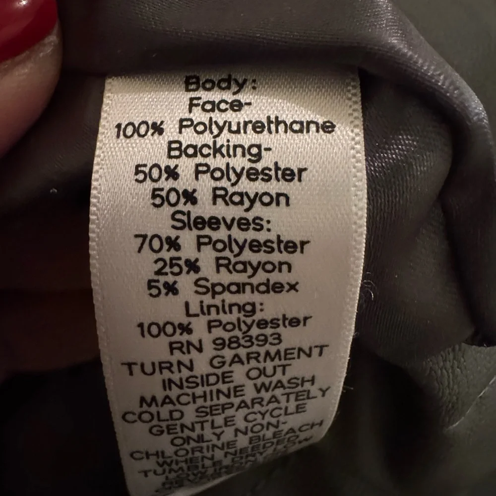 Dash by Kardashian Ash Gray and Black Jacket Size 2x NWT - Picture 5 of 5